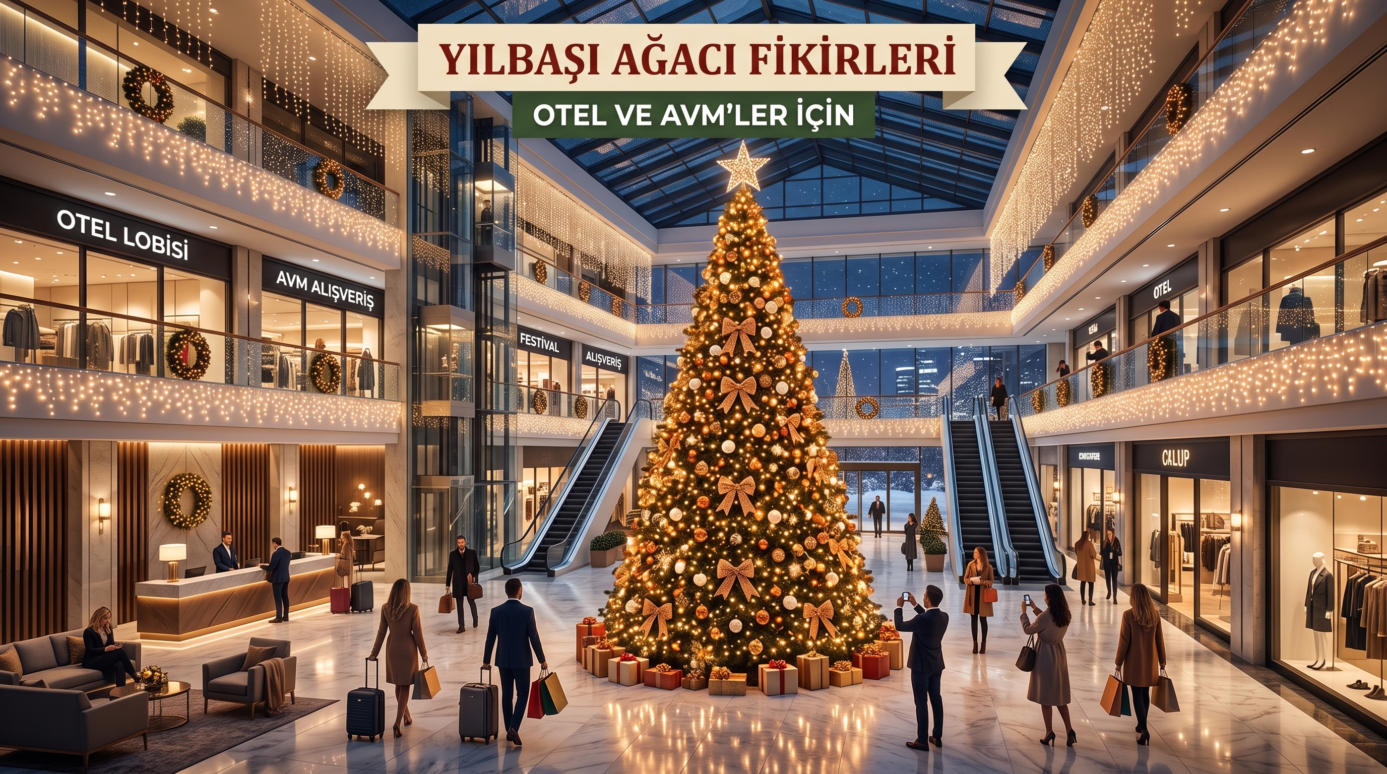 Otel ve AVM’ler İçin Yılbaşı Ağacı Nasıl Planlanır?