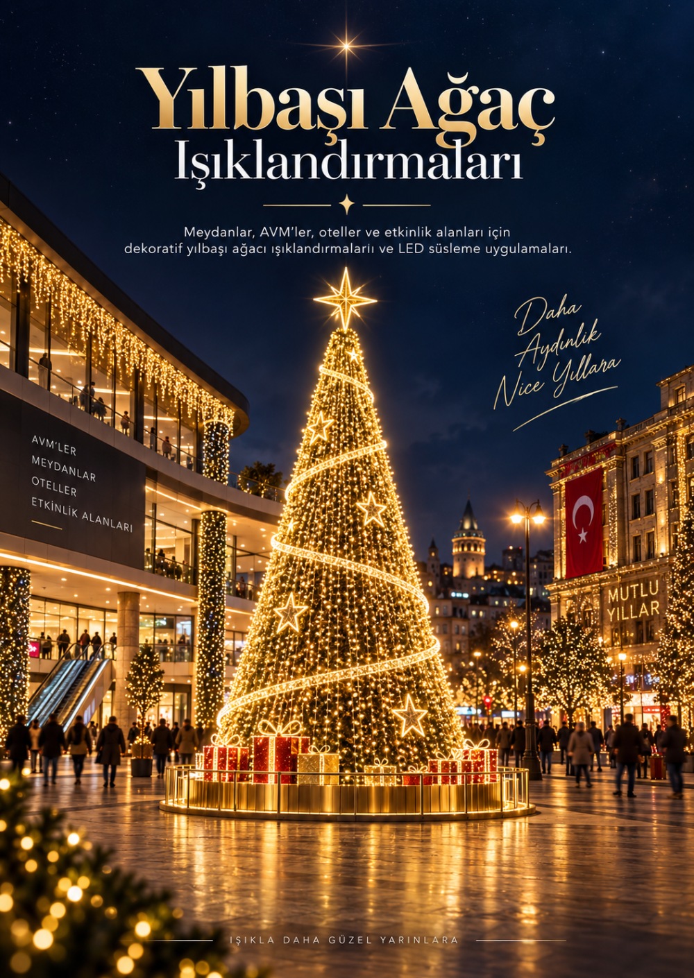 Yılbaşı Ağaç Işıklandırmaları kapağı